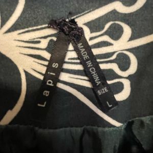 Lapis Green & White Trench Coat